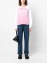 MOSCHINO JEANS Katoenen sweater met logoprint Roze - Thumbnail 2