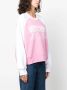 MOSCHINO JEANS Katoenen sweater met logoprint Roze - Thumbnail 3