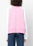 MOSCHINO JEANS Katoenen sweater met logoprint Roze - Thumbnail 4