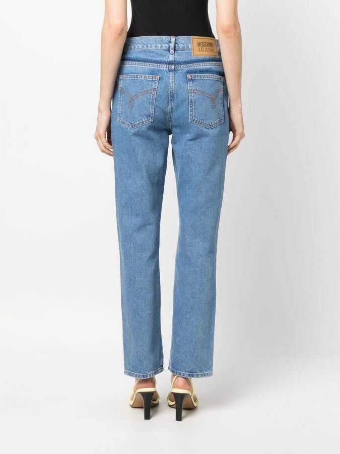 MOSCHINO JEANS Tweekleurige jeans Blauw