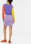 Moschino Intarsia gebreide sweaterjurk met logo Blauw - Thumbnail 3