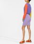 Moschino Intarsia gebreide sweaterjurk met logo Blauw - Thumbnail 4