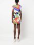 Moschino Jurk met geometrische print Zwart - Thumbnail 4