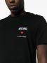 Moschino Katoenen T-shirt met geborduurd logo Zwart - Thumbnail 4