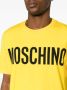 Moschino Katoenen T-shirt met logoprint Geel - Thumbnail 4