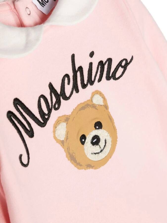 Moschino Kids Babypakje met borduurwerk Roze