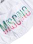 Moschino Kids Bikinitop met geborduurd logo Wit - Thumbnail 3