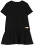 Moschino Kids Blousejurk met print Zwart - Thumbnail 2