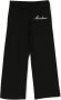 Moschino Kids Broek met logoprint Zwart - Thumbnail 2
