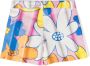 Moschino Kids Shorts met bloe print Wit - Thumbnail 2