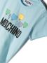 Moschino Kids T-shirt met grafische print Blauw - Thumbnail 3