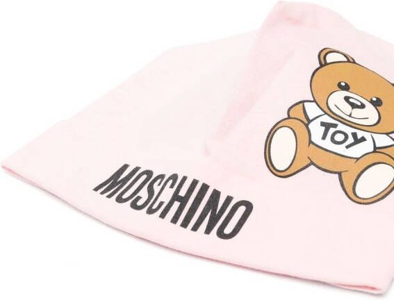 Moschino Kids Hoed met print Roze