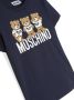 Moschino Kids T-shirt met teddybeerprint Blauw - Thumbnail 3
