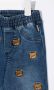 Moschino Kids Jeans met borduurwerk Blauw - Thumbnail 3