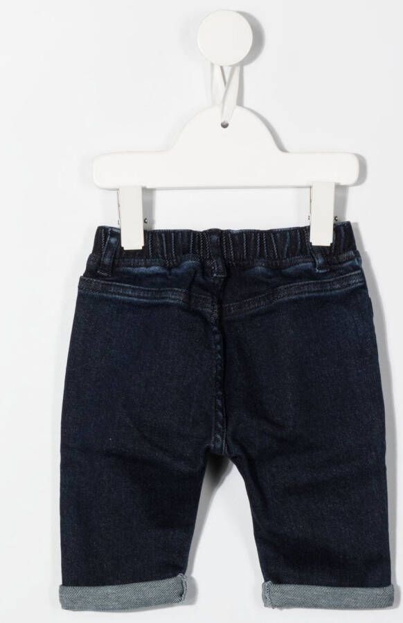 Moschino Kids Jeans met print Blauw