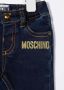 Moschino Kids Jeans met teddybeerpatroon Blauw - Thumbnail 3