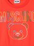 Moschino Kids Jurk met geborduurd logo Rood - Thumbnail 3