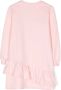 Moschino Kids Jurk met geborduurd logo Roze - Thumbnail 2