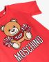 Moschino Kids Jurk met teddybeerprint Rood - Thumbnail 3