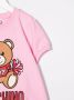 Moschino Kids Jurk met teddybeerprint Roze - Thumbnail 3