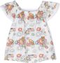 Moschino Kids Jurk met teddybeerprint Wit - Thumbnail 2