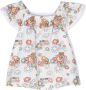 Moschino Kids Jurk met teddybeerprint Wit - Thumbnail 2