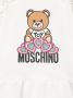 Moschino Kids Jurk met teddybeerprint Wit - Thumbnail 3