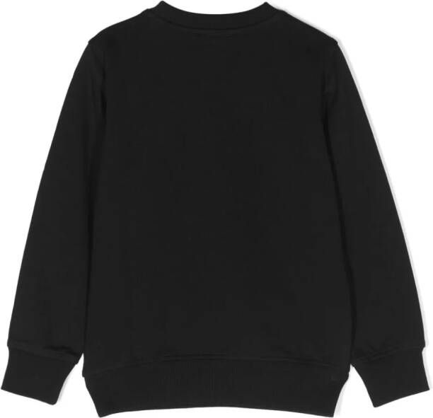 Moschino Kids Katoenen sweater Zwart