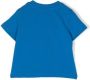Moschino Kids Katoenen T-shirt Blauw - Thumbnail 2