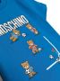 Moschino Kids Katoenen T-shirt Blauw - Thumbnail 3