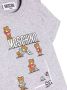 Moschino Kids Katoenen T-shirt Grijs - Thumbnail 3