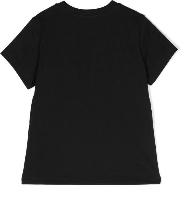 Moschino Kids Katoenen T-shirt Zwart