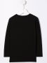 Moschino Kids Katoenen T-shirt Zwart - Thumbnail 2