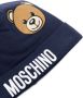 Moschino Kids Muts met logoprint Blauw - Thumbnail 2