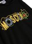 Moschino Kids Hoodie met logoprint Zwart - Thumbnail 3