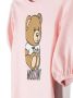 Moschino Kids Mini-jurk met teddybeerprint Roze - Thumbnail 3