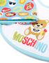 Moschino Kids Muts en slabbetje met logoprint Blauw - Thumbnail 2