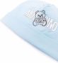 Moschino Kids Muts met teddybeerprint Blauw - Thumbnail 2