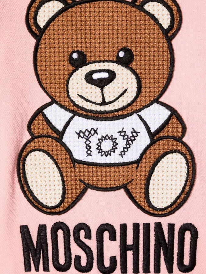Moschino Kids Pyjama met print Roze