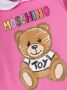 Moschino Kids Romper met logoprint Roze - Thumbnail 3