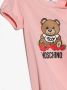 Moschino Kids Romper met logoprint Roze - Thumbnail 3