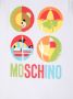 Moschino Kids Romper met logoprint Wit - Thumbnail 3