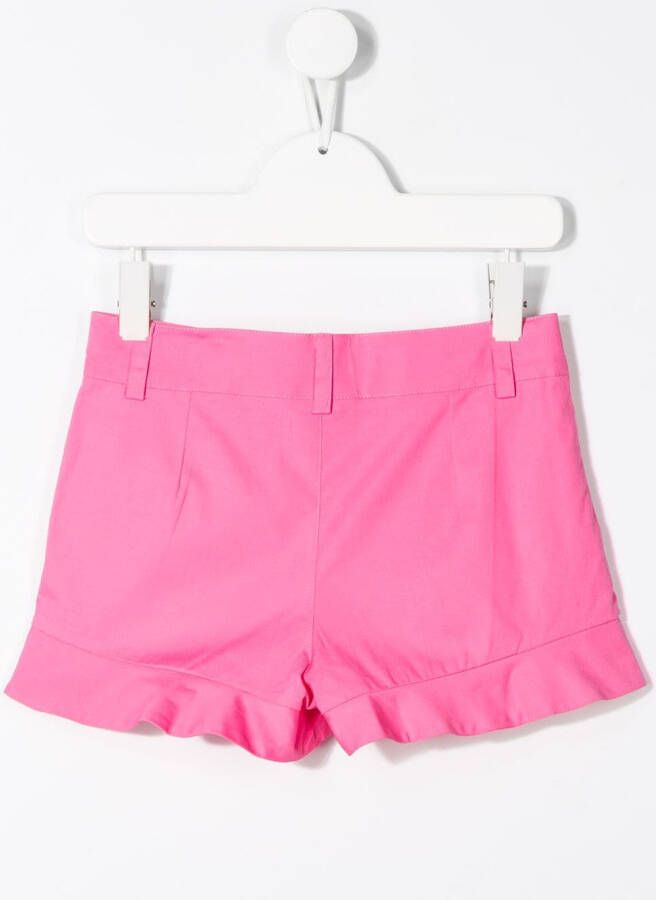 Moschino Kids Shorts met logo Roze