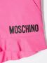 Moschino Kids Shorts met logo Roze - Thumbnail 3