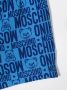 Moschino Kids Shorts met monogramprint Blauw - Thumbnail 3