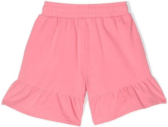 Moschino Kids Shorts met ruches Roze