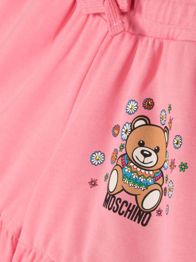 Moschino Kids Shorts met ruches Roze