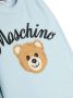 Moschino Kids Sweater met geborduurd logo Blauw - Thumbnail 3