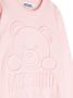 Moschino Kids Sweater met logo-reliëf Roze - Thumbnail 3