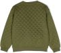 Moschino Kids Sweater met logopatch Groen - Thumbnail 2